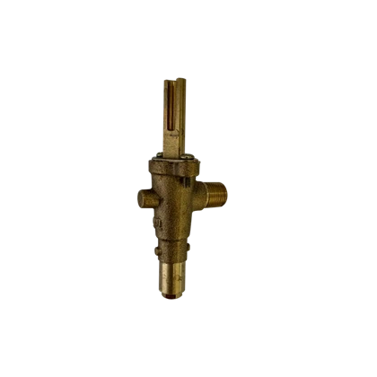 Yüksek basınçlı özelleştirilmiş küçük pirinç gaz sobası kontrol vanası 3/4 ''